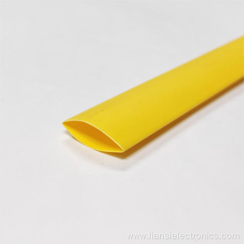 Yellow 2:1 Ratio PE Material Heat Shrinkable Tubing